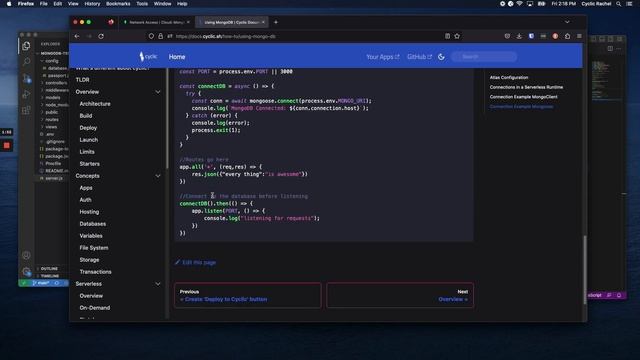 Connect MongoDB to Cyclic #serverless смотреть онлайн
