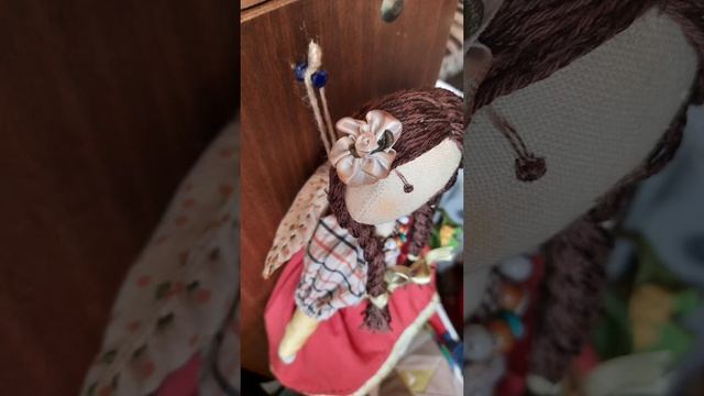 Винтажная кукла из ткани #куклаизткани смотреть онлайн
