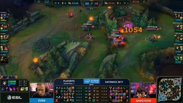 ROX vs G2 - IEM Katowice 2017 День 4 Игра 1 смотреть онлайн