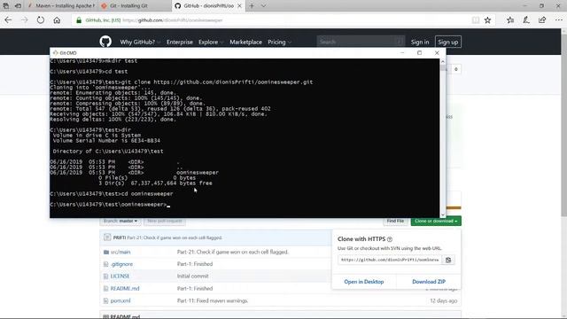 Java OO Minesweeper - Part 1 - Set up the project with Maven and Git смотреть онлайн