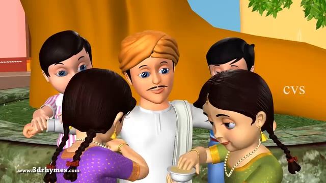 Bava Bava Panneeru rhyme - 3D Animation Telugu Nursery rhymes for children смотреть онлайн