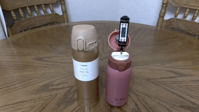 Испытание термокружки Zojirushi и китайца.