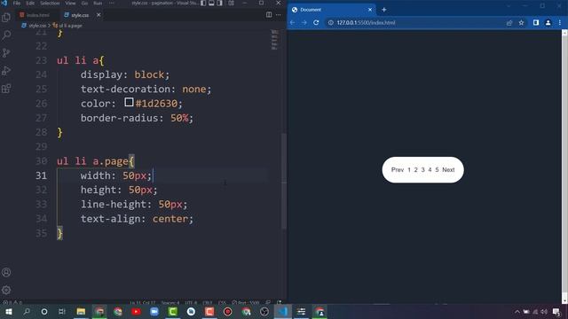 How to Create Pagination Using HTML & CSS смотреть онлайн