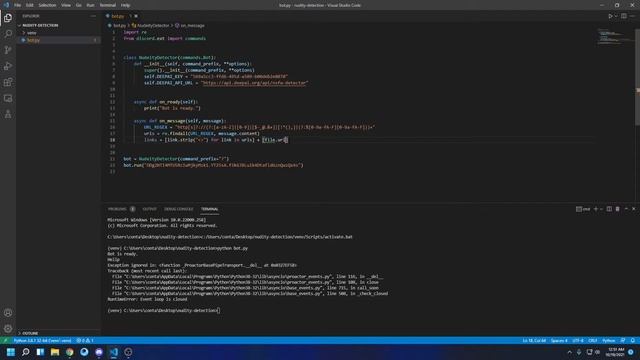 Discord nudity detection bot using python | discord.py Nudity detection bot смотреть онлайн
