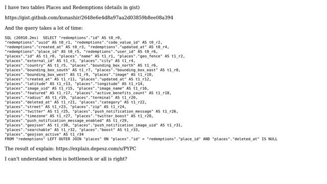 Databases: Postgresql, very long joins смотреть онлайн