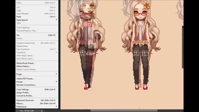 Making Luella's sprite {{pixel Speedpaint}} смотреть онлайн