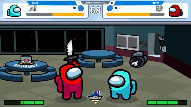 BLODHEVN: Among Us Arena Quarter-Finals – Bkack (Cyan) vs MM720 (Red) смотреть онлайн