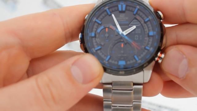 Casio EDIFICE ERA-300DB-1A2 (ERA-300DB-1A2ER) - видео обзор японских часов | Watch-Forum.RU