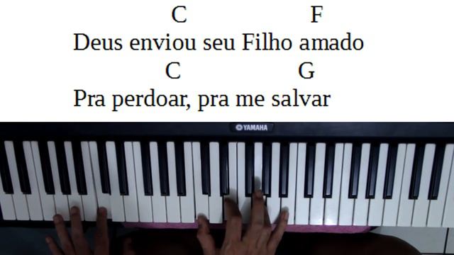 POR QUE ELE VIVE - HARPA CRISTÃ 545 - VIDEO AULA DE TECLADO смотреть онлайн