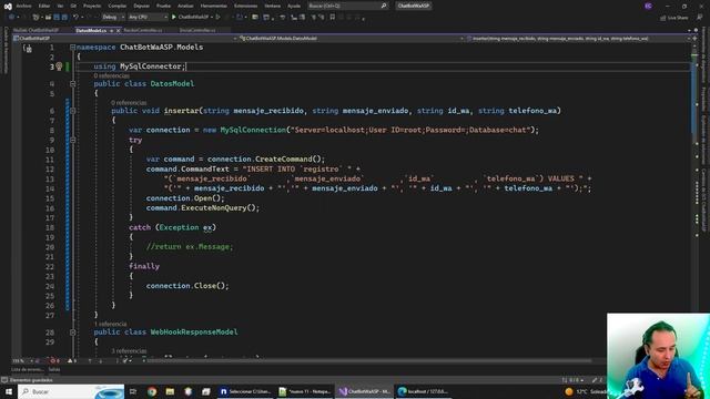 Guardar los WhatsApp en la Base de Datos C# смотреть онлайн