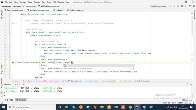 Insert data in vue js and laravel in mysql [part-2] смотреть онлайн