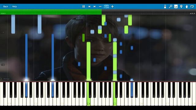 Detroit: Become Human - Kara Main Theme [Synthesia Piano Cover] смотреть онлайн