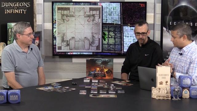 Dungeons of Infinity Preview by Man Vs Meeple смотреть онлайн