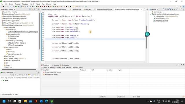 ManyToMany unidirectional mapping in spring data JPA // Easy Learning Channel смотреть онлайн