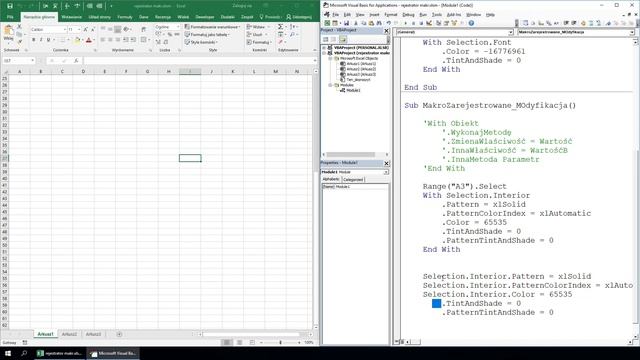 Kurs Excel VBA - 2.2 Struktura With - End With смотреть онлайн