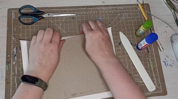 Как наклеить холст на картон | Как сделать холст на картоне своими руками