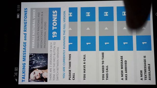 Talking Message and Ringtones App for Android and WP by byteNine смотреть онлайн