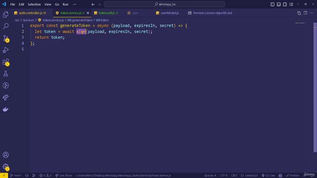 19 Generate access and refresh tokens, store refresh token in cookies in the server смотреть онлайн