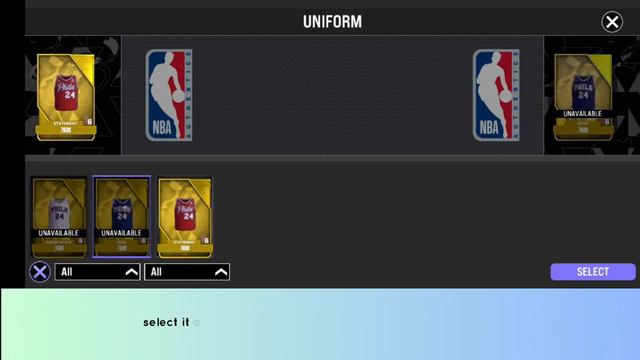 How to Change uniform/Jersey in NBA 2k24 MYTEAM mobile смотреть онлайн
