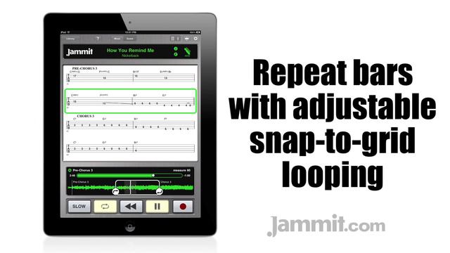Jammit ipad iphone app Nickelback Video How You Remind Me "learn to play bass" смотреть онлайн