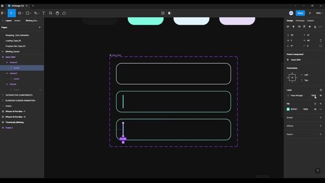 Blinking Cursor Animation | Figma Tutorial смотреть онлайн