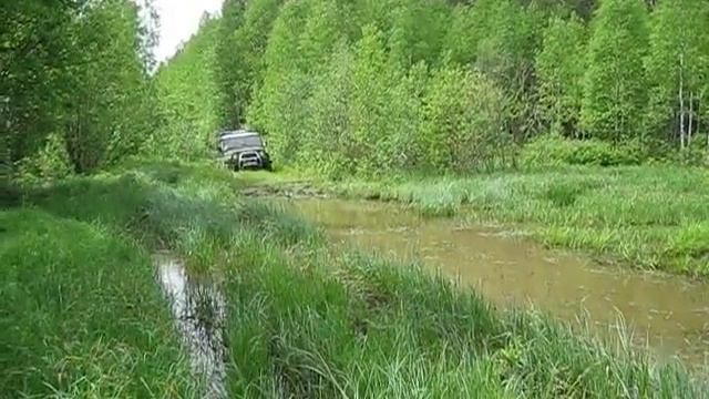 Форсирование балотины УАЗ на реку Малому смотреть онлайн