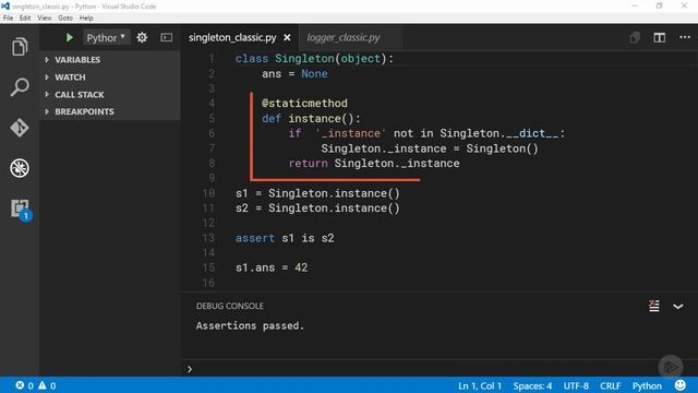 2 Demo 1 Logger Example and Introduction to Visual Studio Code смотреть онлайн