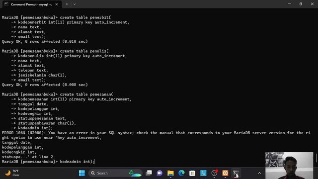 Tutorial Membuat Database Sistem Pemesanan Buku смотреть онлайн