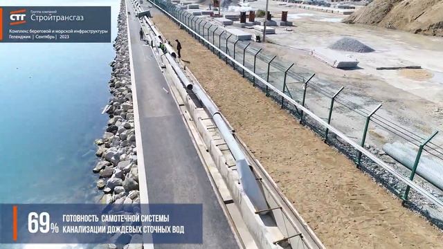 Строительство марины в г. Геленджик близится к завершению