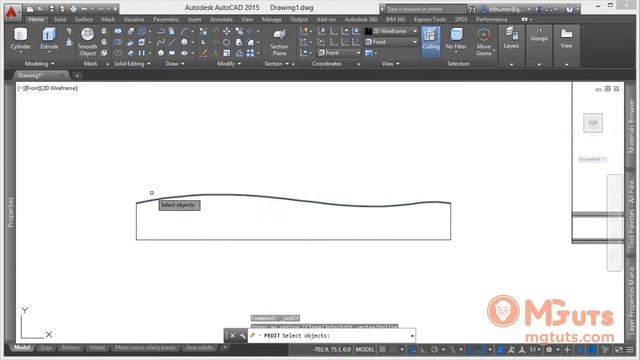 Drawing Organic glass display - Real work example in Autocad смотреть онлайн
