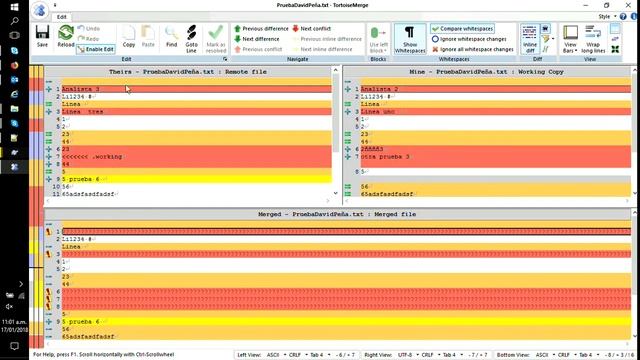 Merge entre branches con Tortoise смотреть онлайн