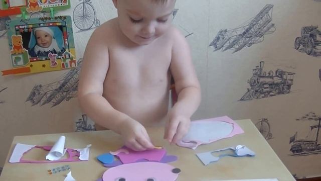 #Аппликация для малышей Мышка смотреть онлайн