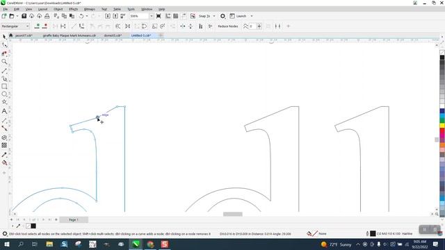 Corel Draw Tips & Tricks Move and change Nodes to change a FONT смотреть онлайн