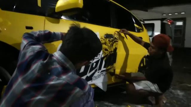 Full Wrapping honda jazz ll simple elegan ll Brimstone Yellow смотреть онлайн