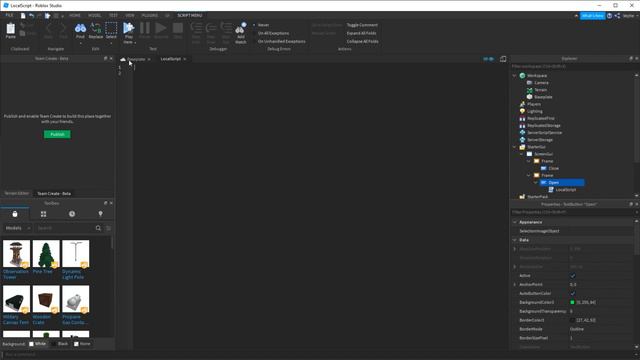 Roblox Studio | Open/Close GUI Tutorial смотреть онлайн
