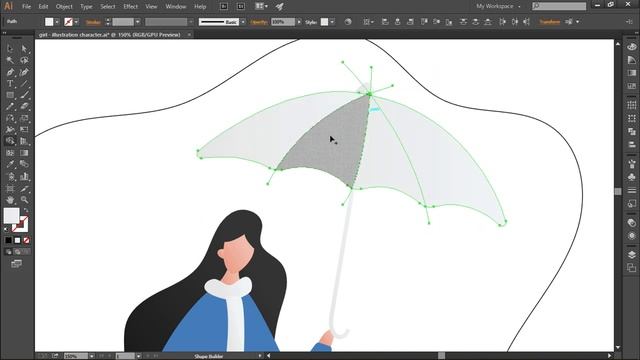 Character Illustration #01 - Design a Character in Illustrator (Process) смотреть онлайн
