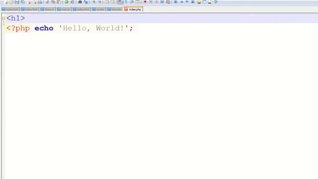Step 2: first code in PHP смотреть онлайн