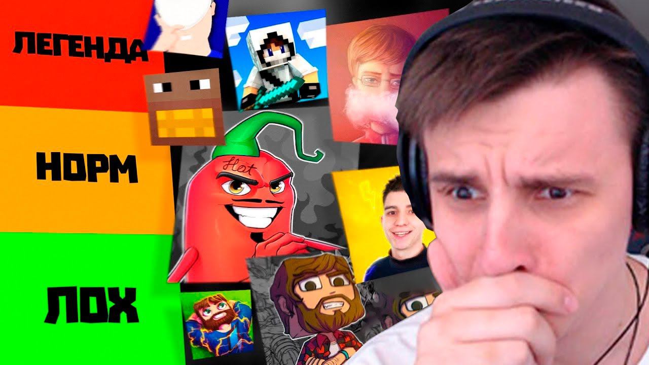 РЕЙТИНГ от самого ХУДШЕГО до Самого ЛУЧШЕГО Майнкрафтера! смотреть онлайн