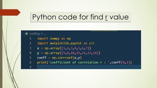 How to find coefficient of correlation using python смотреть онлайн