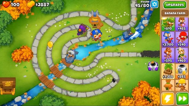BTD6 Bloons Tower Defense 6 Park Path Hard Rounds 3-80 No Lives Lost Tutorial смотреть онлайн