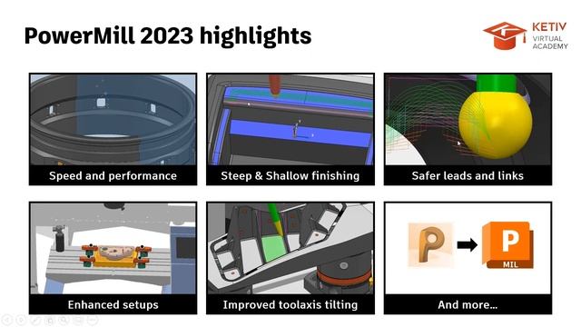 What’s New in Autodesk PowerMill 2023 | KETIV Virtual Academy смотреть онлайн