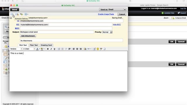Schedule Email Sends Using GoDaddy Email смотреть онлайн