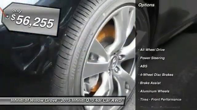 2015 Infiniti Q70 Willow Grove PA Q7F1784