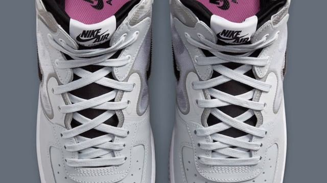 Nike Air Force 1 React Mid Grey смотреть онлайн