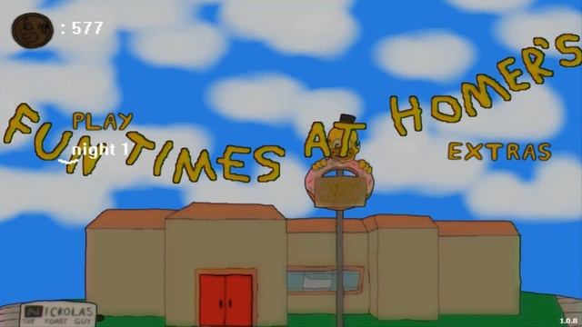 GOLDEN HOMER | 6/10 MODE | FUN TIMES AT HOMER'S | CUSTOM NIGHT + NIGHTS 9 AND 10 | FNAF FAN GAME | смотреть онлайн