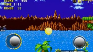КАК В ИГРЕ "Sonic 1" (ANDROID) СТАТЬ СУПЕР СОНИКОМ БЕЗ ИЗУМРУДОВ ХАОСА