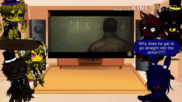 Fnaf 4 reacts to Goldenlanestudio (Fnaf gacha club) смотреть онлайн
