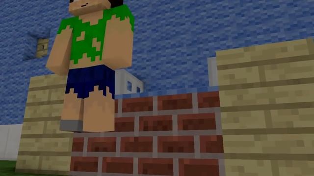 Hello Neighbor In Minecraft 3 - Animación Minecraft