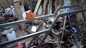 Рама самодельного квадроцикла из девятки. Начало.