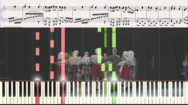 Смуглянка (Ноты и Видеоурок для фортепиано) (piano cover) смотреть онлайн